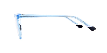 Women Urban Eyeglasses: Kidjo- Blue - SpaceSMART Eye Clinic (Side View)